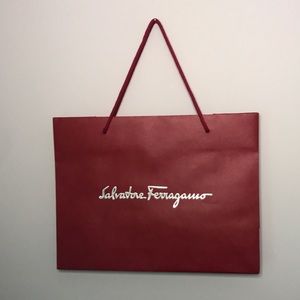 Salvatore Ferragamo gift paper bag